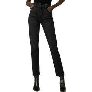 Hudson Black Harlow Ultra High-Rise Cigarette Ankle Jean 24